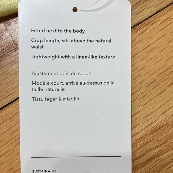 Athleta Breezy Twist Tank L Honeysuckle Yellow - Picture 8 of 8